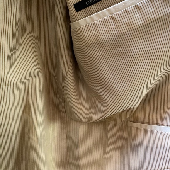 CREAM BLAZER - 44R - CLAIBORNE - Picture 6 of 14